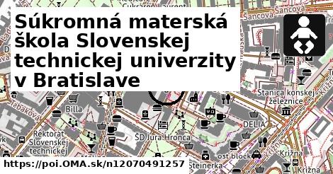 Súkromná materská škola Slovenskej technickej univerzity v Bratislave