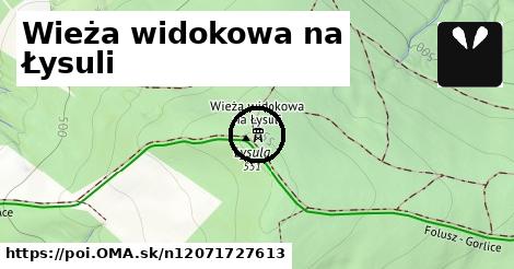 Wieża widokowa na Łysuli