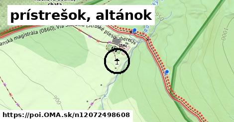 prístrešok, altánok