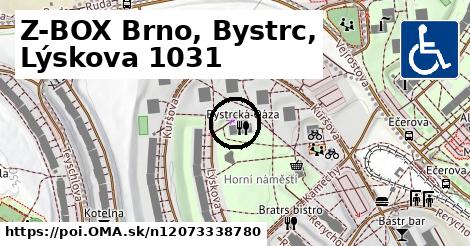 Z-BOX Brno, Bystrc, Lýskova 1031