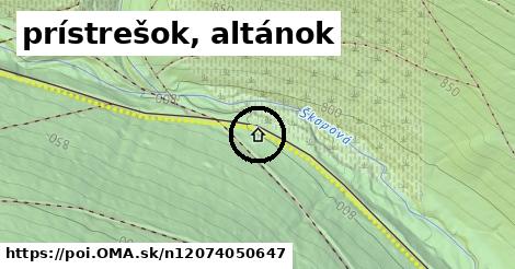 prístrešok, altánok