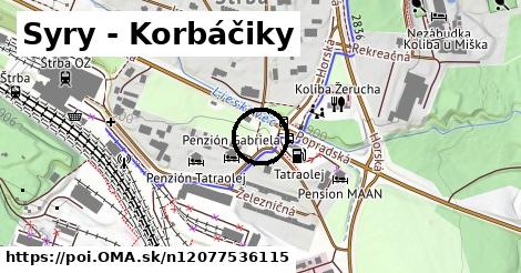 Syry - Korbáčiky