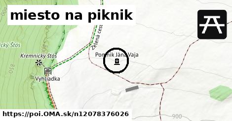 miesto na piknik