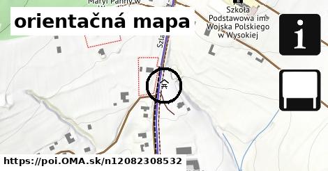 orientačná mapa