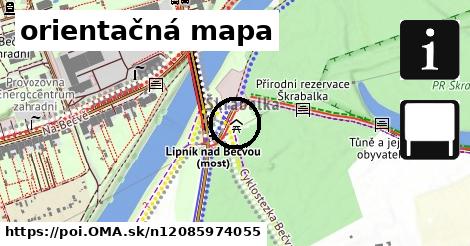 orientačná mapa