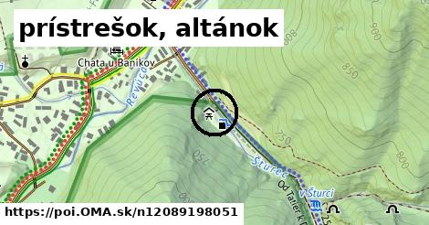 prístrešok, altánok