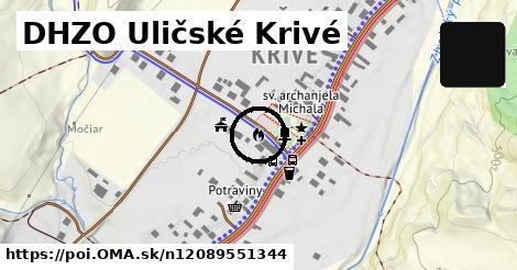 DHZO Uličské Krivé