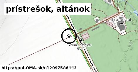 prístrešok, altánok