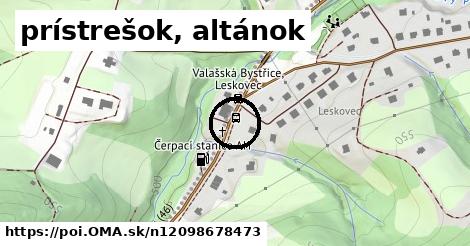 prístrešok, altánok