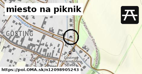 miesto na piknik