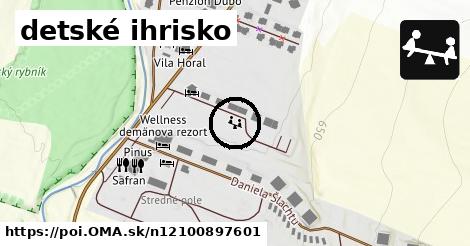 detské ihrisko