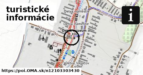 turistické informácie