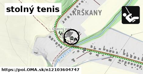 stolný tenis