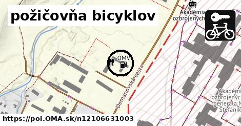 požičovňa bicyklov