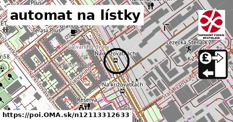 automat na lístky