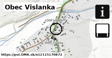 Obec Vislanka