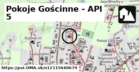 Pokoje Gościnne - API 5