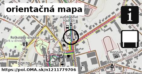 orientačná mapa