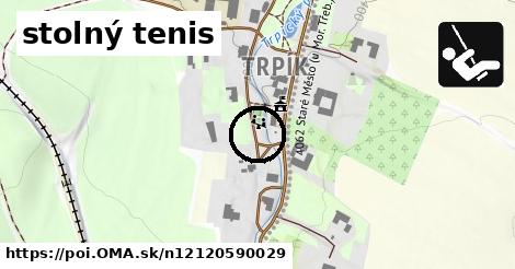 stolný tenis