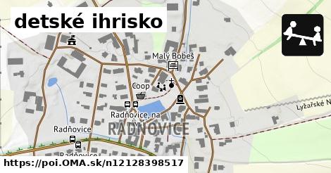 detské ihrisko