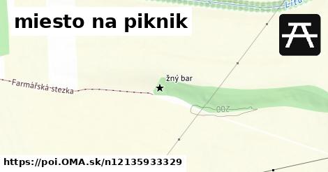 miesto na piknik