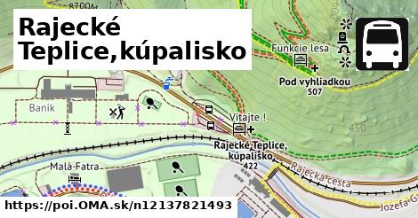 Rajecké Teplice,kúpalisko