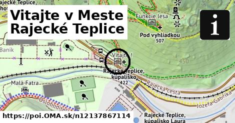 Vitajte v Meste Rajecké Teplice