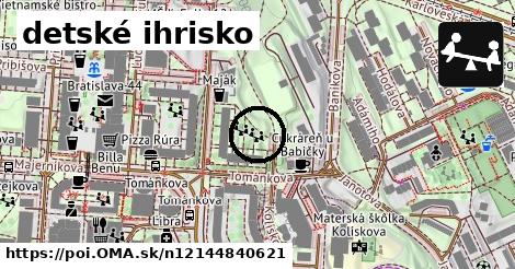detské ihrisko