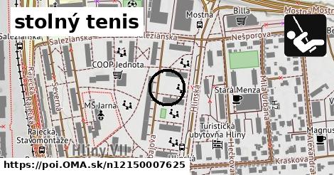 stolný tenis