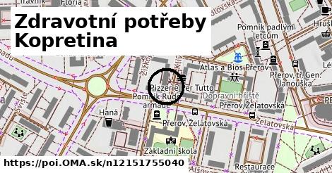 Zdravotní potřeby Kopretina