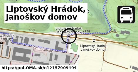 Liptovský Hrádok, Janoškov domov