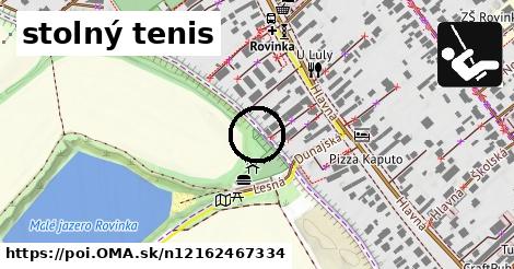 stolný tenis