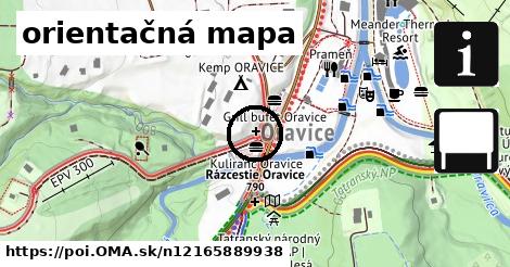 orientačná mapa