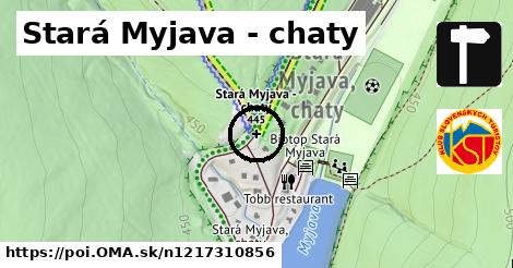 Stará Myjava - chaty