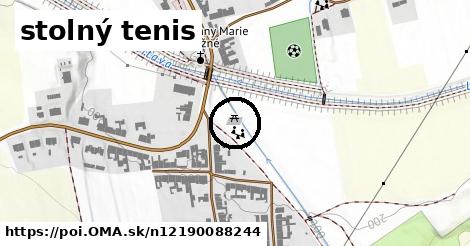 stolný tenis