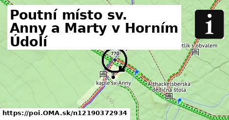 Poutní místo sv. Anny a Marty v Horním Údolí