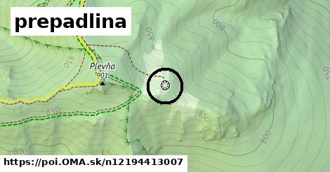 prepadlina