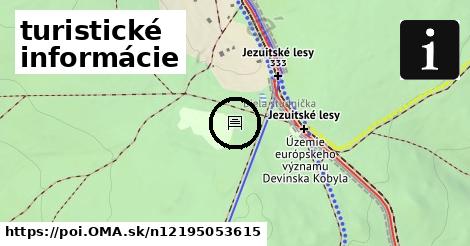 turistické informácie