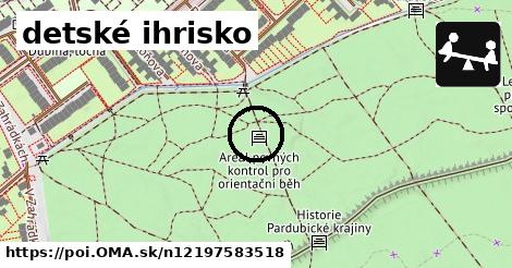 detské ihrisko