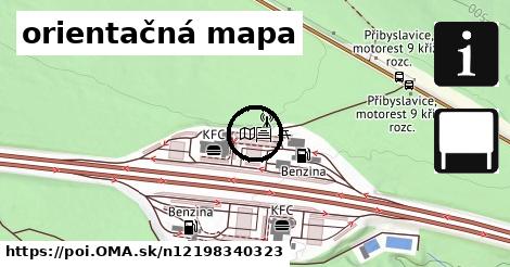 orientačná mapa