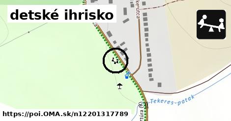 detské ihrisko