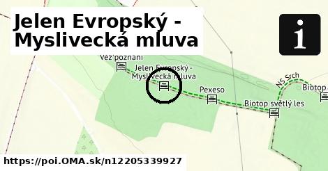 Jelen Evropský - Myslivecká mluva