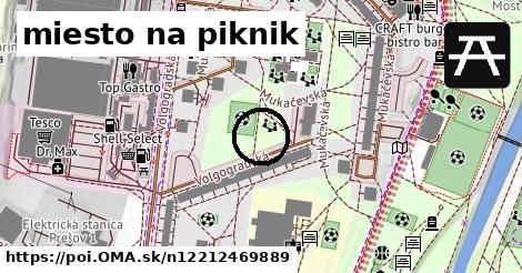 miesto na piknik