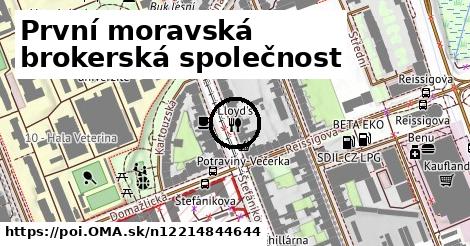 První moravská brokerská společnost