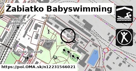 Žabiatko Babyswimming