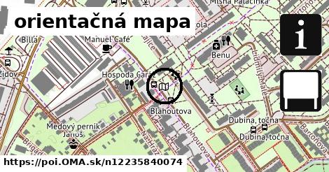 orientačná mapa