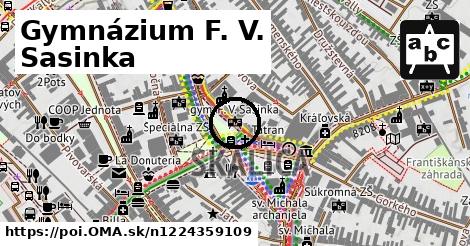 Gymnázium F. V. Sasinka