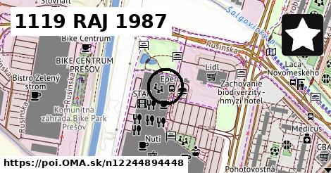 1119 RAJ 1987