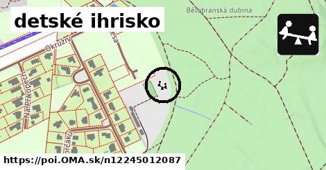 detské ihrisko