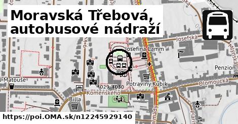 Moravská Třebová, autobusové nádraží